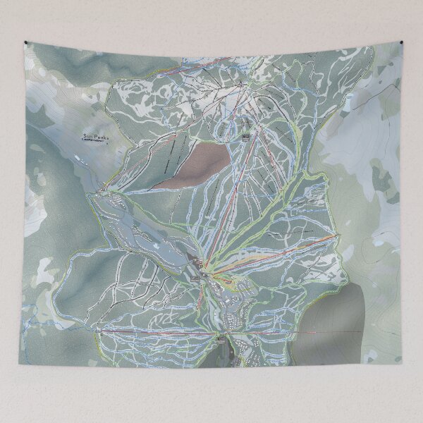 Item preview, Sun Peaks Resort Trail Map designed and sold by Mapsynergy.
