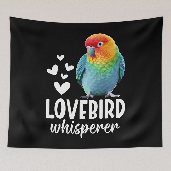 Item preview, Green Lovebird Whisperer Birdkeeper Peach Faced Lovebird designed and sold by DorisElaine.