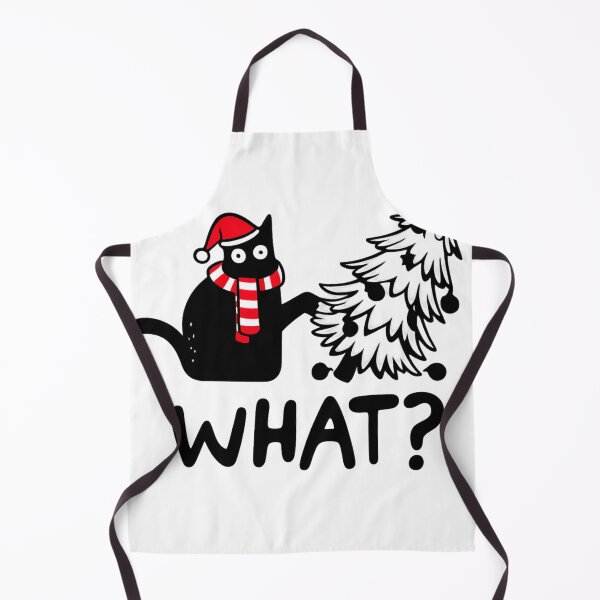 Item preview, Funny Christmas Cat Knocked Over Tree What Expression designed and sold by haitrieuic96.
