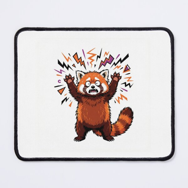 Item preview, Startled Red Panda designed and sold by yellowveggiez.