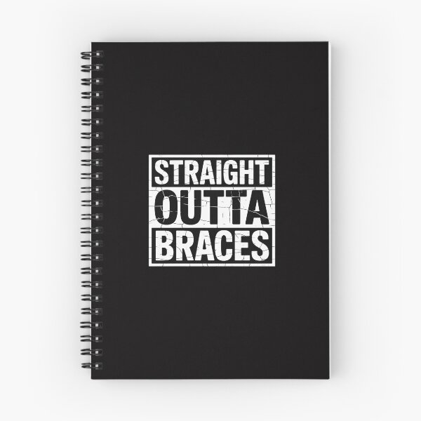 Item preview, STRAIGHT OUTTA BRACES  JOKE SMILE TEETH Gift designed and sold by Silicula.