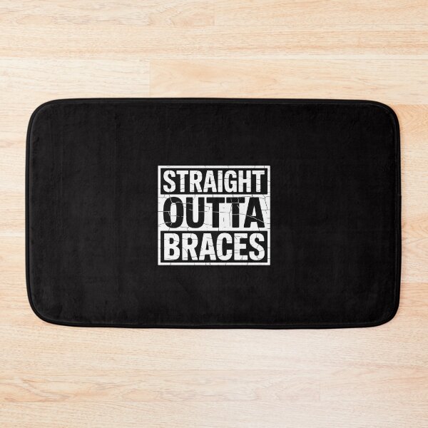 Item preview, STRAIGHT OUTTA BRACES  JOKE SMILE TEETH Gift designed and sold by Silicula.