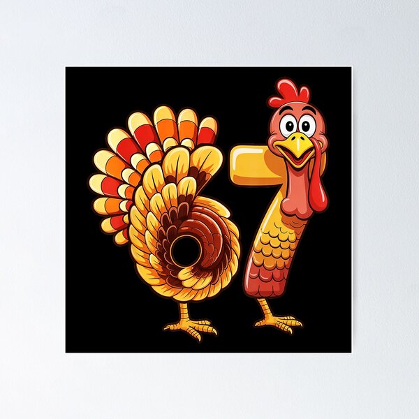 Item preview, 67 Thanksgiving Funny Turkey Thanksgiving 67 Turkey   designed and sold by gladysenglish.