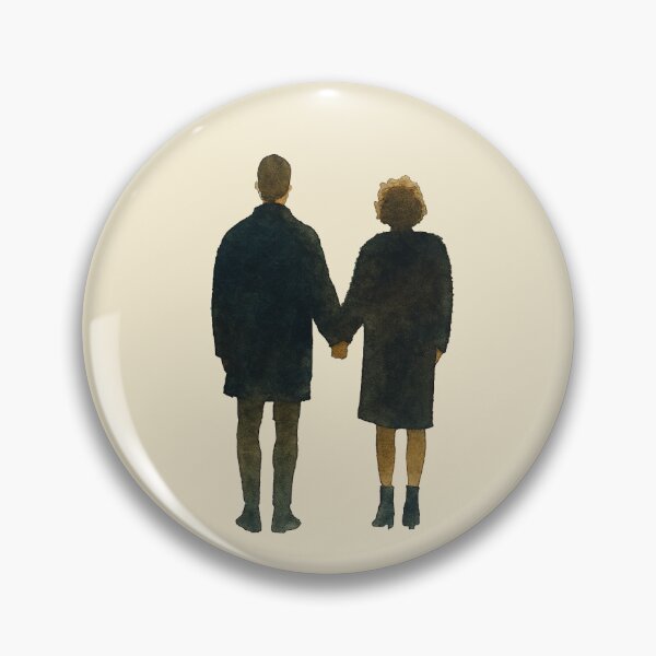 Item preview, Fight Club – Final Scene Holding Hands Watercolor designed and sold by stillnoir.