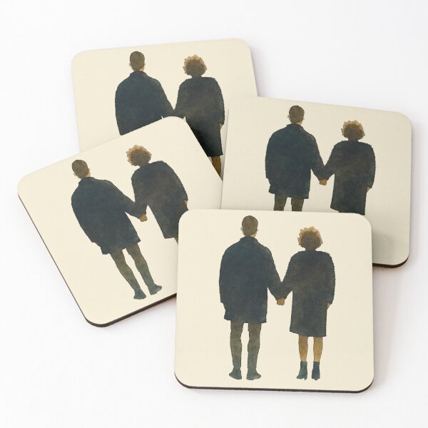 Item preview, Fight Club – Final Scene Holding Hands Watercolor designed and sold by stillnoir.