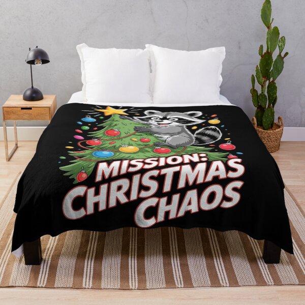 Item preview, Funny Raccoon Christmas Trash Panda Xmas designed and sold by WayTBeenkenArt.