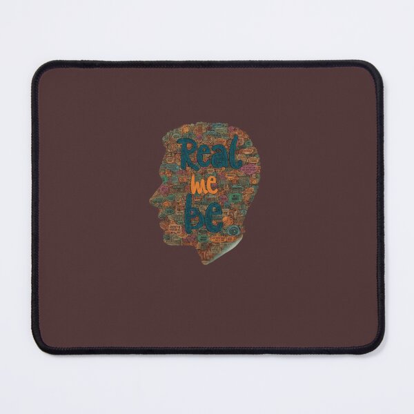 Item preview, Real Me Be – Positive Self Identity Silhouette Art designed and sold by Cairo-Ink.