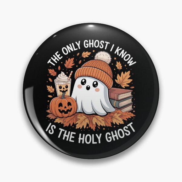 Item preview, The Only Ghost I Know is The Holy Ghost Halloween Book Lover designed and sold by FndPardaL.