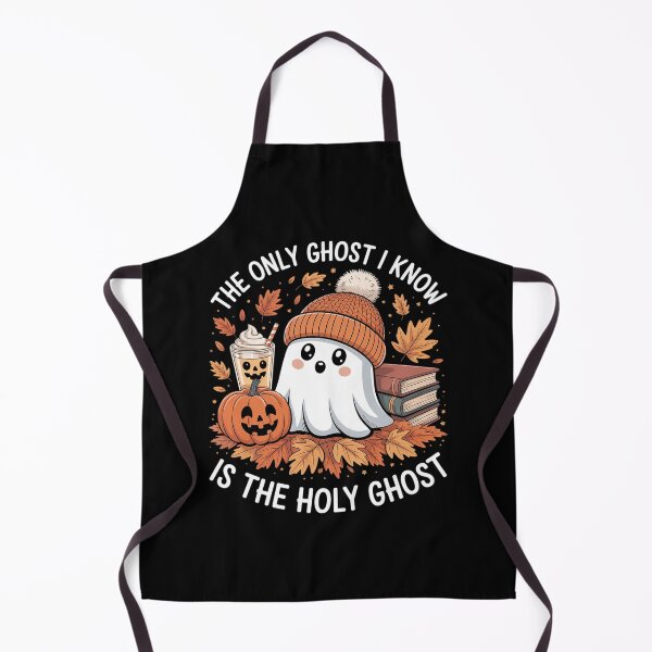 Item preview, The Only Ghost I Know is The Holy Ghost Halloween Book Lover designed and sold by FndPardaL.