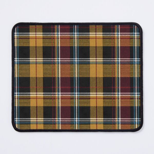 Item preview, Autumnal Mustard Gold Scottish Tartan Plaid Pattern Wool Texture designed and sold by svarupa.