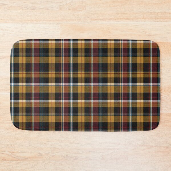 Item preview, Autumnal Mustard Gold Scottish Tartan Plaid Pattern Wool Texture designed and sold by svarupa.