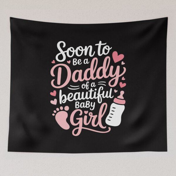 Item preview, Soon To Be A Daddy Of A Beautiful Baby Girl New Dad designed and sold by GalaFunny.