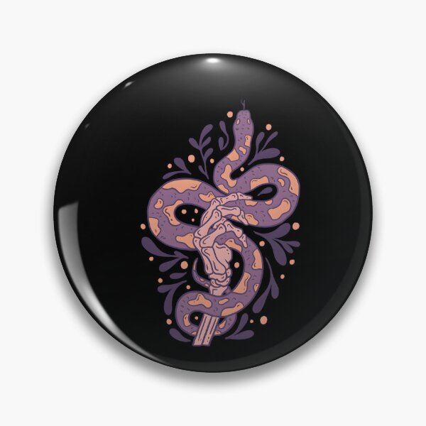 Item preview, Pastel Goth Snake And Skeleton Hand designed and sold by bobghjnxsiw77.