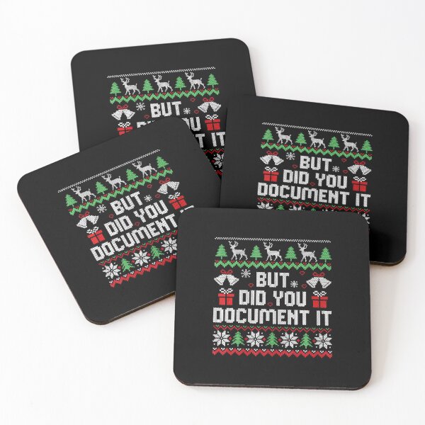 Item preview, But Did You Docut It Funny Office Christmas Ugly Sweater designed and sold by JEFDodsonArt.
