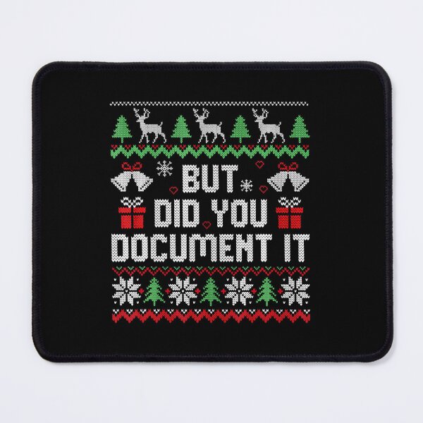 Item preview, But Did You Docut It Funny Office Christmas Ugly Sweater  designed and sold by JEFDodsonArt.