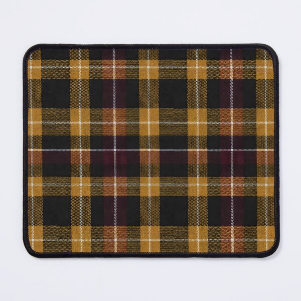 Item preview, Autumnal Mustard Gold Scottish Tartan Plaid Pattern Wool Texture designed and sold by svarupa.