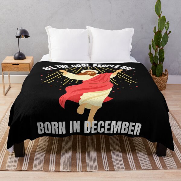Item preview, Cool People Are Born In December Christian Christmas designed and sold by SteveAllentc.
