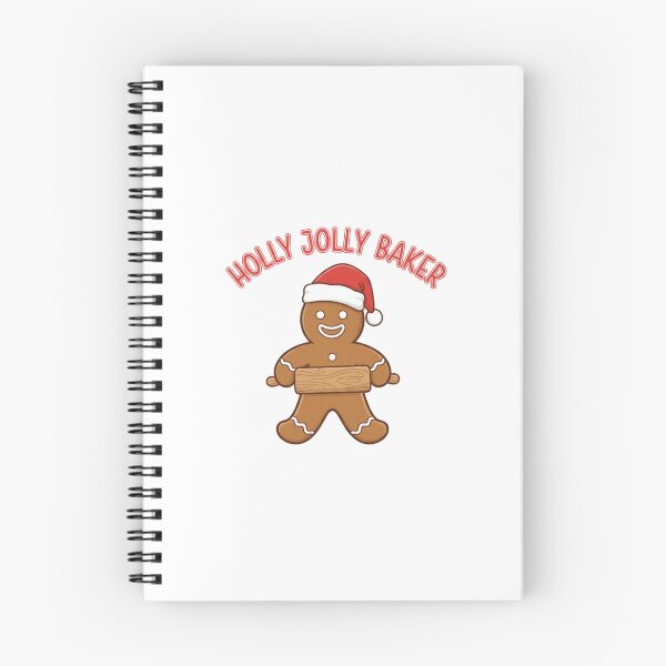 Item preview, Holly Jolly Baker Gingerbread Man Cartoon Christmas Baking designed and sold by chattsuede.