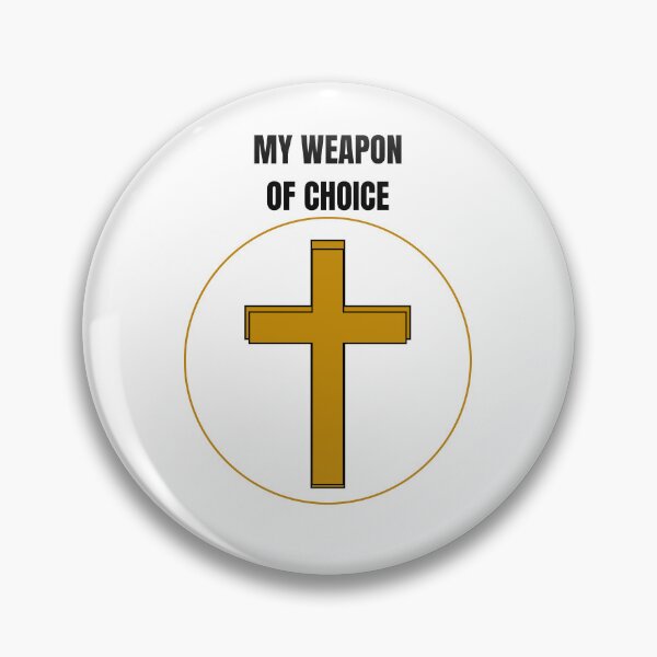 Item preview, My Weapon of Choice Cross designed and sold by AdamIntrovert.
