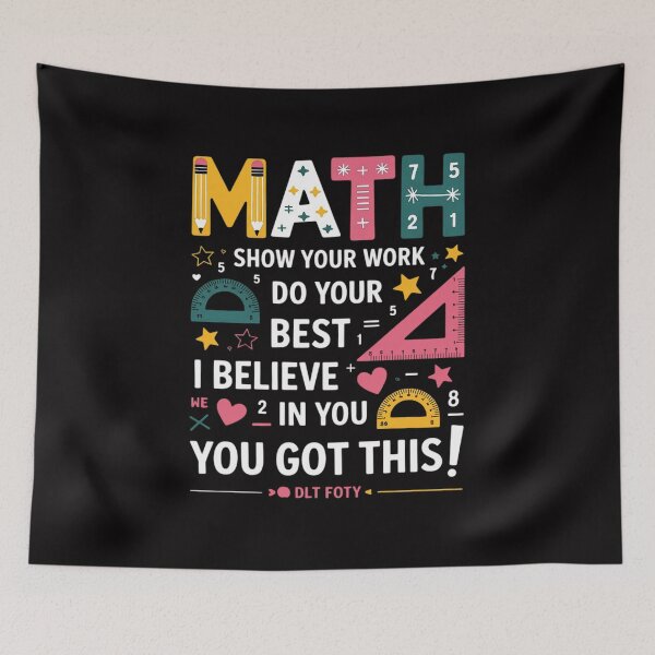 Item preview, Show Your Work Math Teacher First Day Back To School designed and sold by GalaFunny.