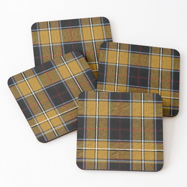 Item preview, Autumnal Mustard Gold Scottish Tartan Plaid Pattern Wool Texture designed and sold by svarupa.
