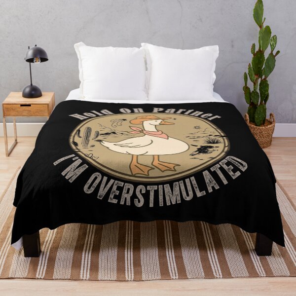 Item preview, Cowboy Duck Funny Overstimulated Shirt designed and sold by LarryMBrown.