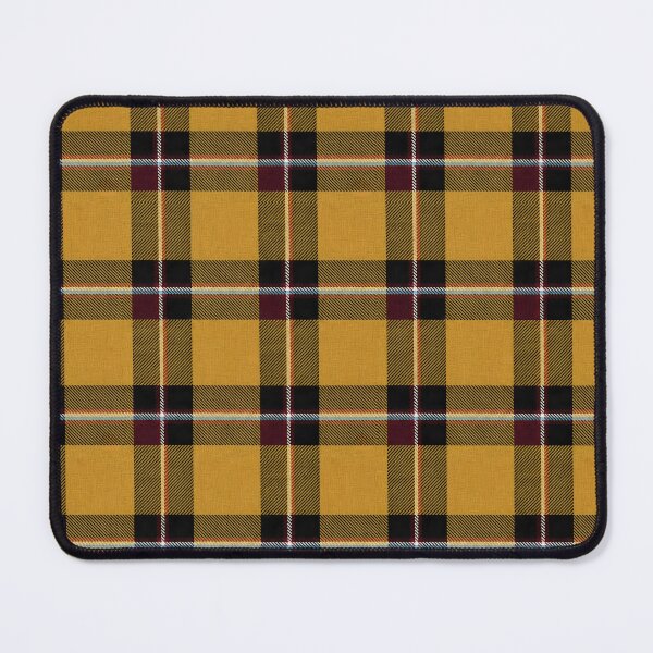 Item preview, Autumnal Mustard Gold Scottish Tartan Plaid Pattern Wool Texture designed and sold by svarupa.