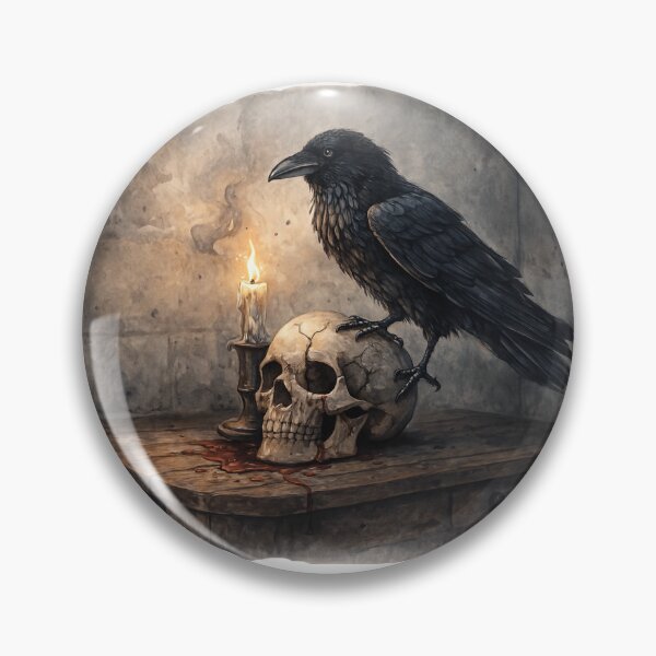 Item preview, Raven of the Last Candle - Gothic Macabre Collection (HFS) designed and sold by Hollow-Fern-Studio.