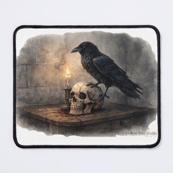 Item preview, Raven of the Last Candle - Gothic Macabre Collection (HFS) designed and sold by Hollow-Fern-Studio.
