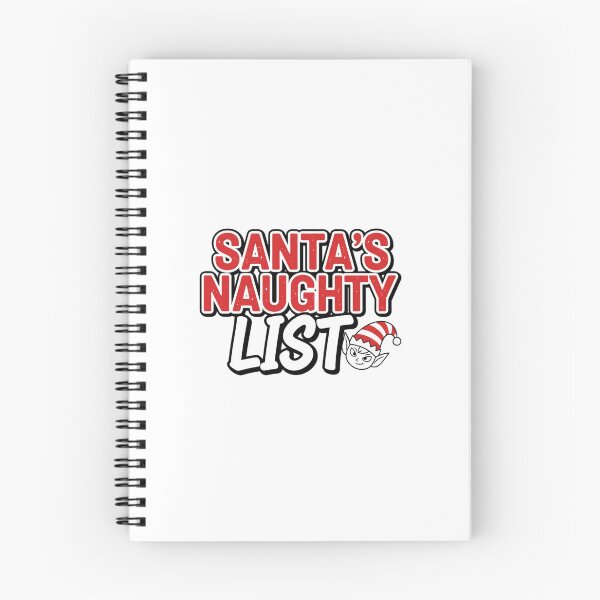 Item preview, Santa's Naughty List Mischievous Elf Christmas Humor designed and sold by chattsuede.