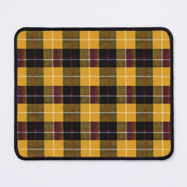 Item preview, Autumnal Mustard Gold Scottish Tartan Plaid Pattern Wool Texture designed and sold by svarupa.