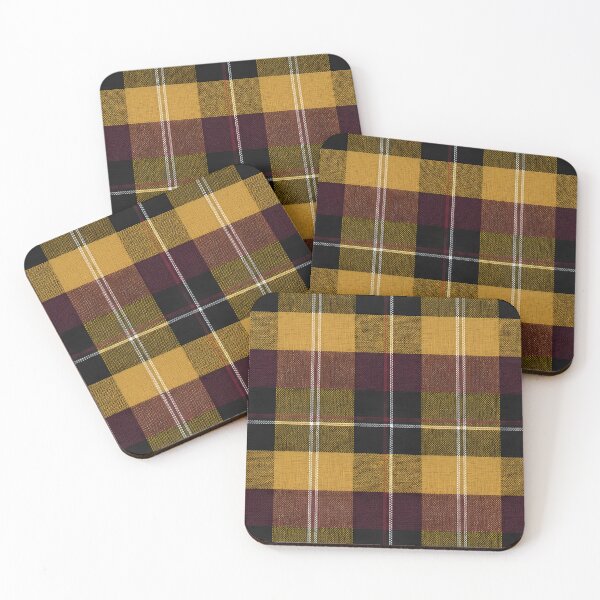 Item preview, Autumnal Mustard Gold Scottish Tartan Plaid Pattern Wool Texture designed and sold by svarupa.