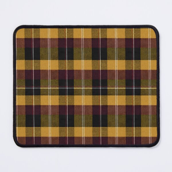 Item preview, Autumnal Mustard Gold Scottish Tartan Plaid Pattern Wool Texture designed and sold by svarupa.