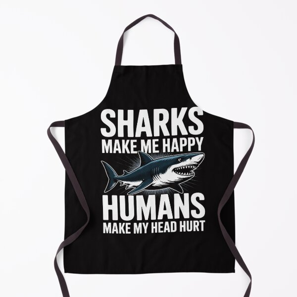 Item preview, Sharks Make Me Happy Marine Biology Shark designed and sold by GalaFunny.