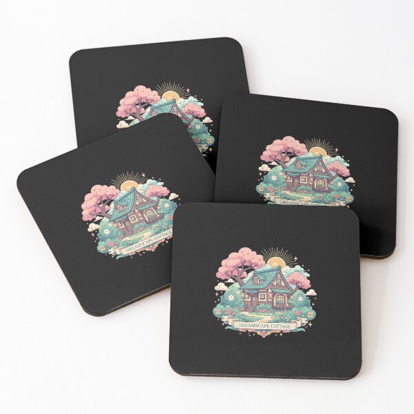 Item preview, Whimsical Dreamscape Cottage Illustration – Pastel Kawaii Fantasy House Art with Blossoms, Clouds & Cozy Aesthetic for Stickers & Wall Decor designed and sold by HimBoo.