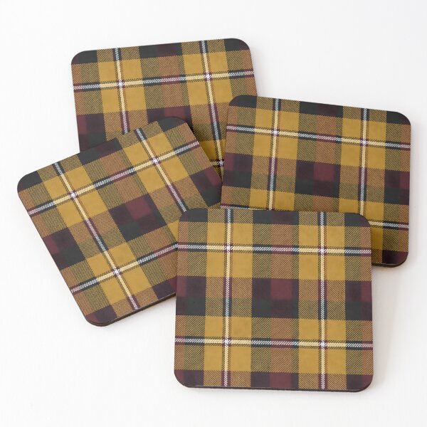 Item preview, Autumnal Mustard Gold Scottish Tartan Plaid Pattern Wool Texture designed and sold by svarupa.