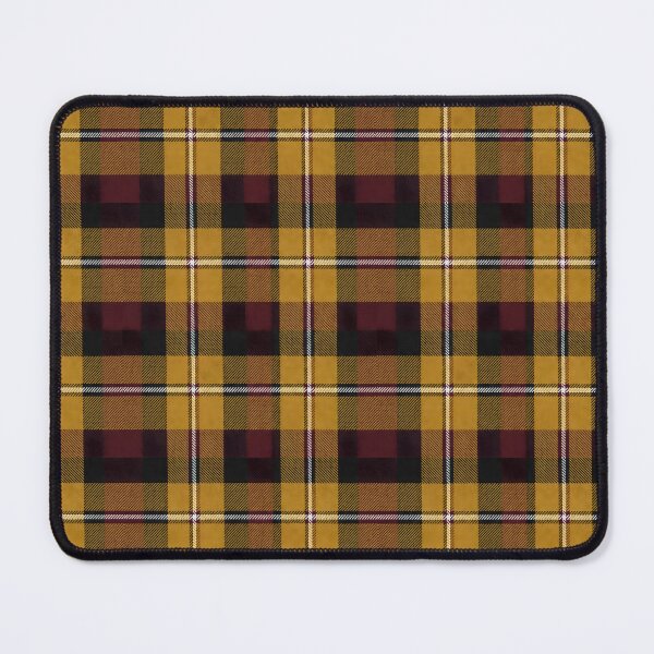 Item preview, Autumnal Mustard Gold Scottish Tartan Plaid Pattern Wool Texture designed and sold by svarupa.