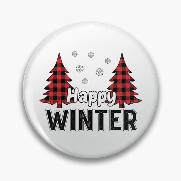 Item preview, Happy Winter Buffalo Plaid Rustic Cheer designed and sold by chattsuede.