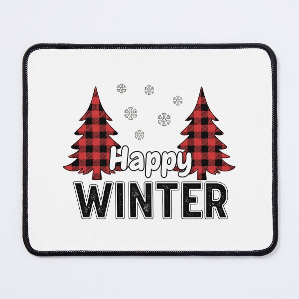 Item preview, Happy Winter Buffalo Plaid Rustic Cheer designed and sold by chattsuede.