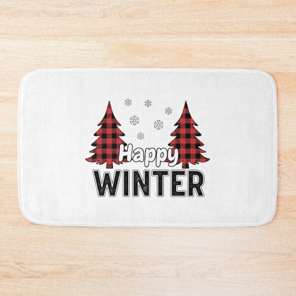 Item preview, Happy Winter Buffalo Plaid Rustic Cheer designed and sold by chattsuede.
