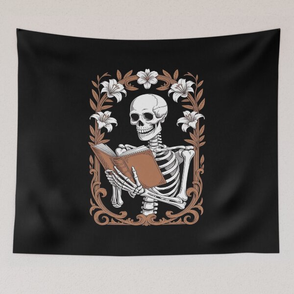 Item preview, The Reader Tarot Card Funny Book Lover Skeleton Reading Book designed and sold by JaskconLIfe23.