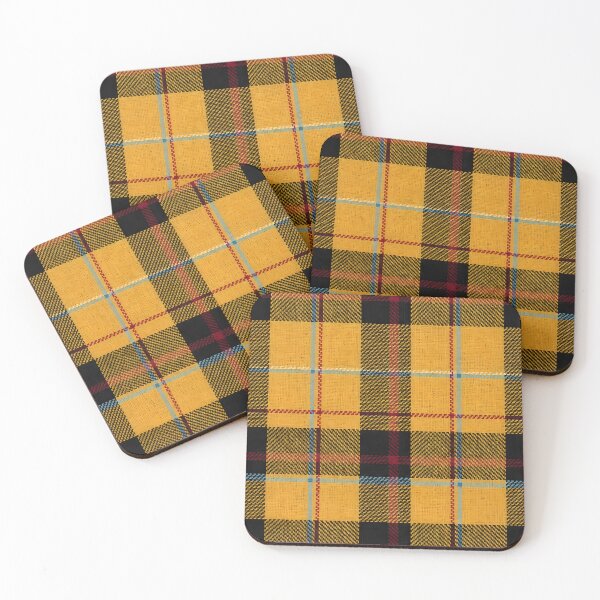 Item preview, Autumnal Mustard Gold Scottish Tartan Plaid Pattern Wool Texture designed and sold by svarupa.
