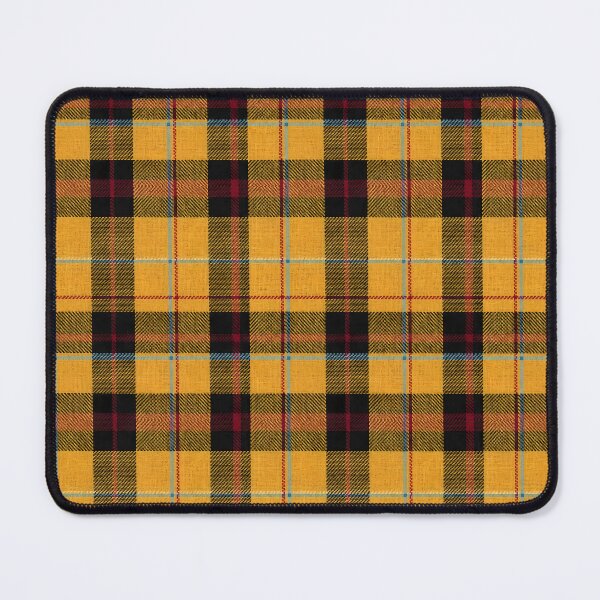 Item preview, Autumnal Mustard Gold Scottish Tartan Plaid Pattern Wool Texture designed and sold by svarupa.