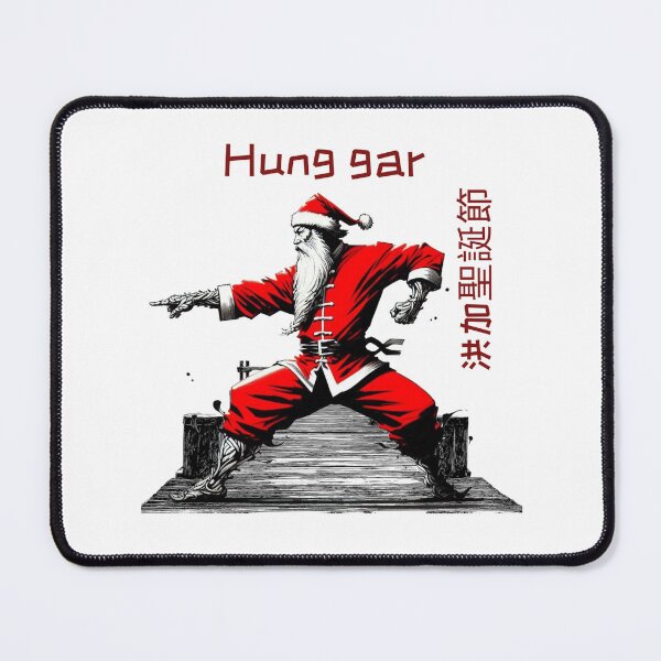 Item preview, Santa en Hung Gar Stance designed and sold by Umbrella urban.