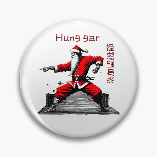 Item preview, Santa en Hung Gar Stance designed and sold by Umbrella urban.