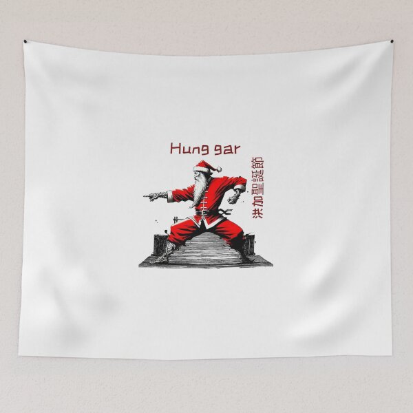 Item preview, Santa en Hung Gar Stance designed and sold by Umbrella urban.