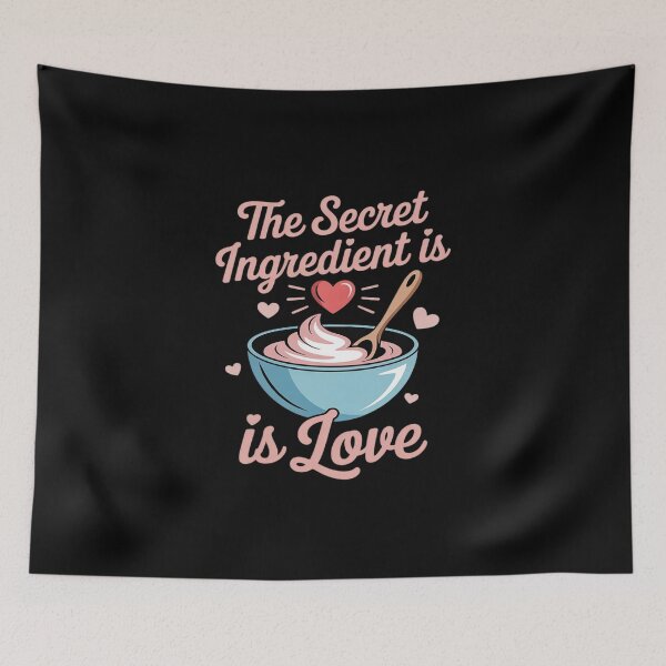 Item preview, The Secret Ingredient is Love Baking BBQ Chef novelty designed and sold by JaskconLIfe23.