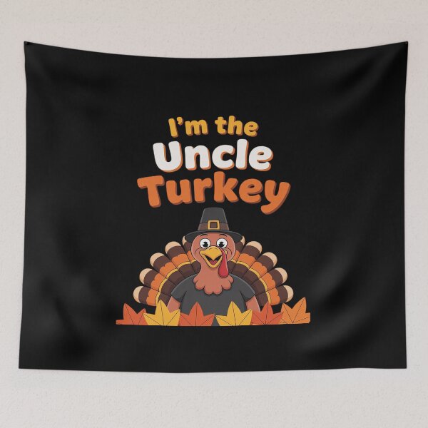 Item preview, I'm the Uncle Turkey Thanksgiving 2024 Family Autumn Fall  designed and sold by MicanCuteStore.
