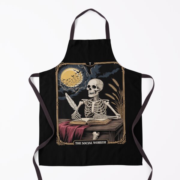 Item preview, The Social Worker Skeleton Tarot Card School Counselor Psych designed and sold by JaskconLIfe23.