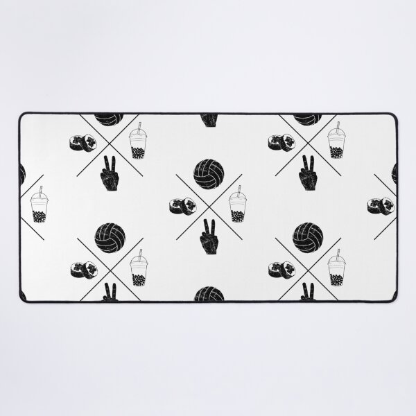 Item preview, Peace Sushi Volleyball Bubble Tea (black) designed and sold by Little Town Atelier.
